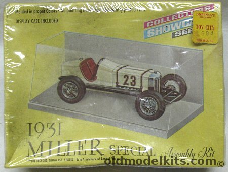 Renwal 1/48 1931 Miller Special with Showcase, 142-89 plastic model kit